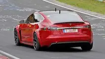Tesla Model S Plaid Spied