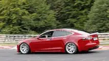 Tesla Model S Plaid spy photo