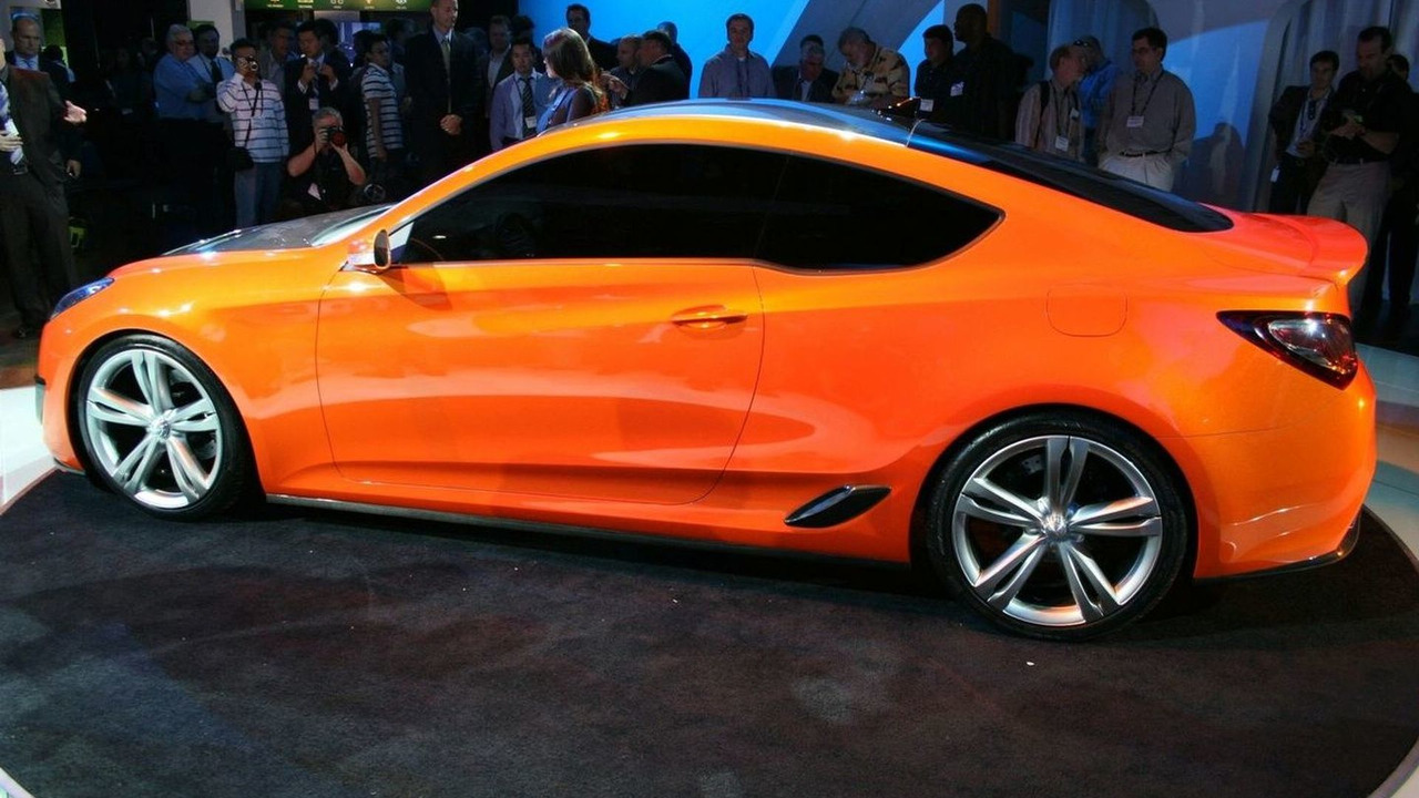 Hyundai Unveils Rear Wheel Drive Genesis Coupe Concept Motor1 Hyundai Rwd Genesis Coupe Concept