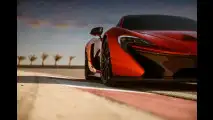 La McLaren P1 concept sul circuito del Bahrain
