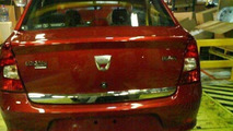 Facelifted Dacia Logan spy photos