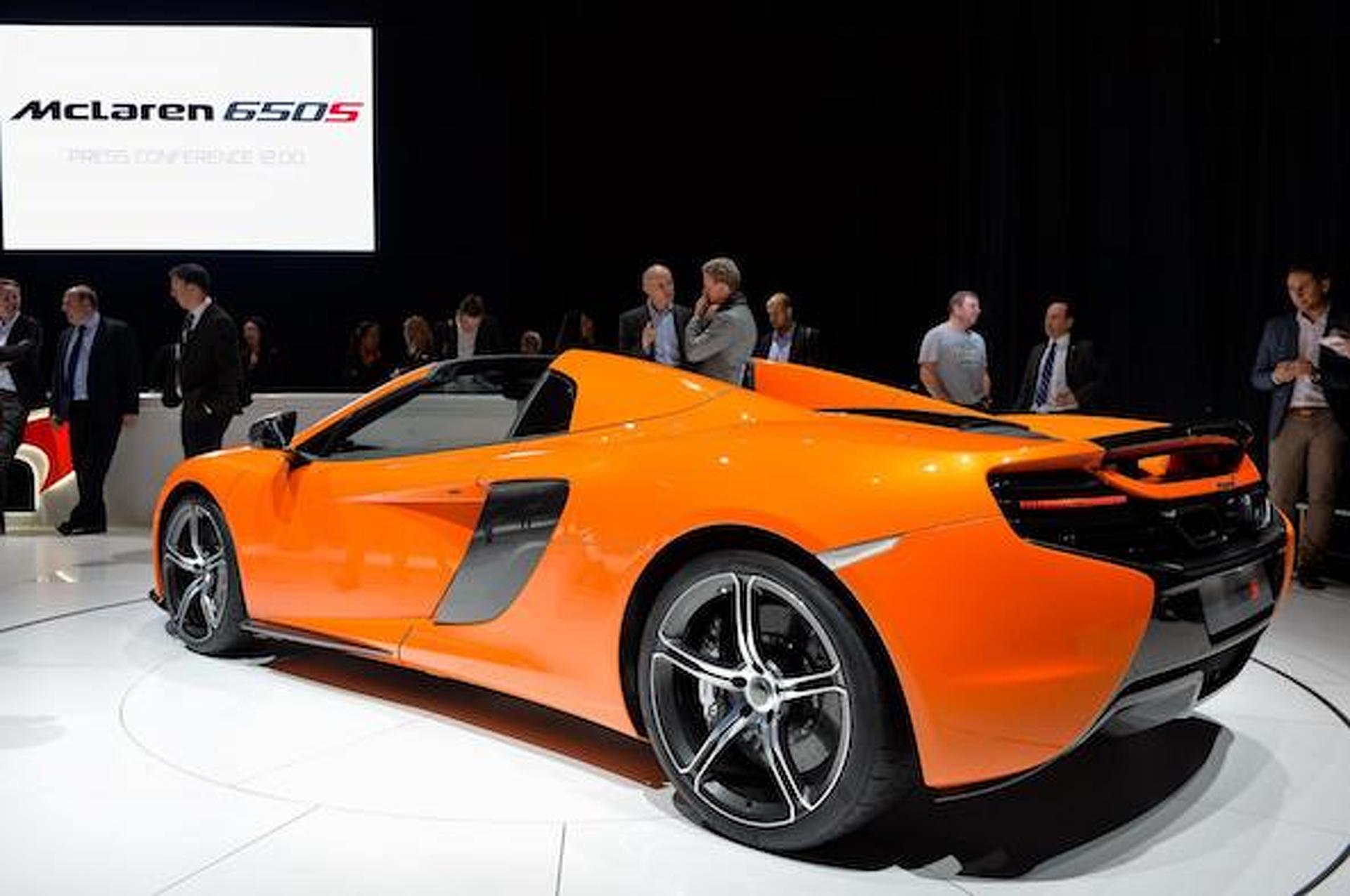 Geneva: McLaren 650S Goes Topless for the Crowd
