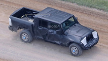 Jeep Wrangler pickup photos espion