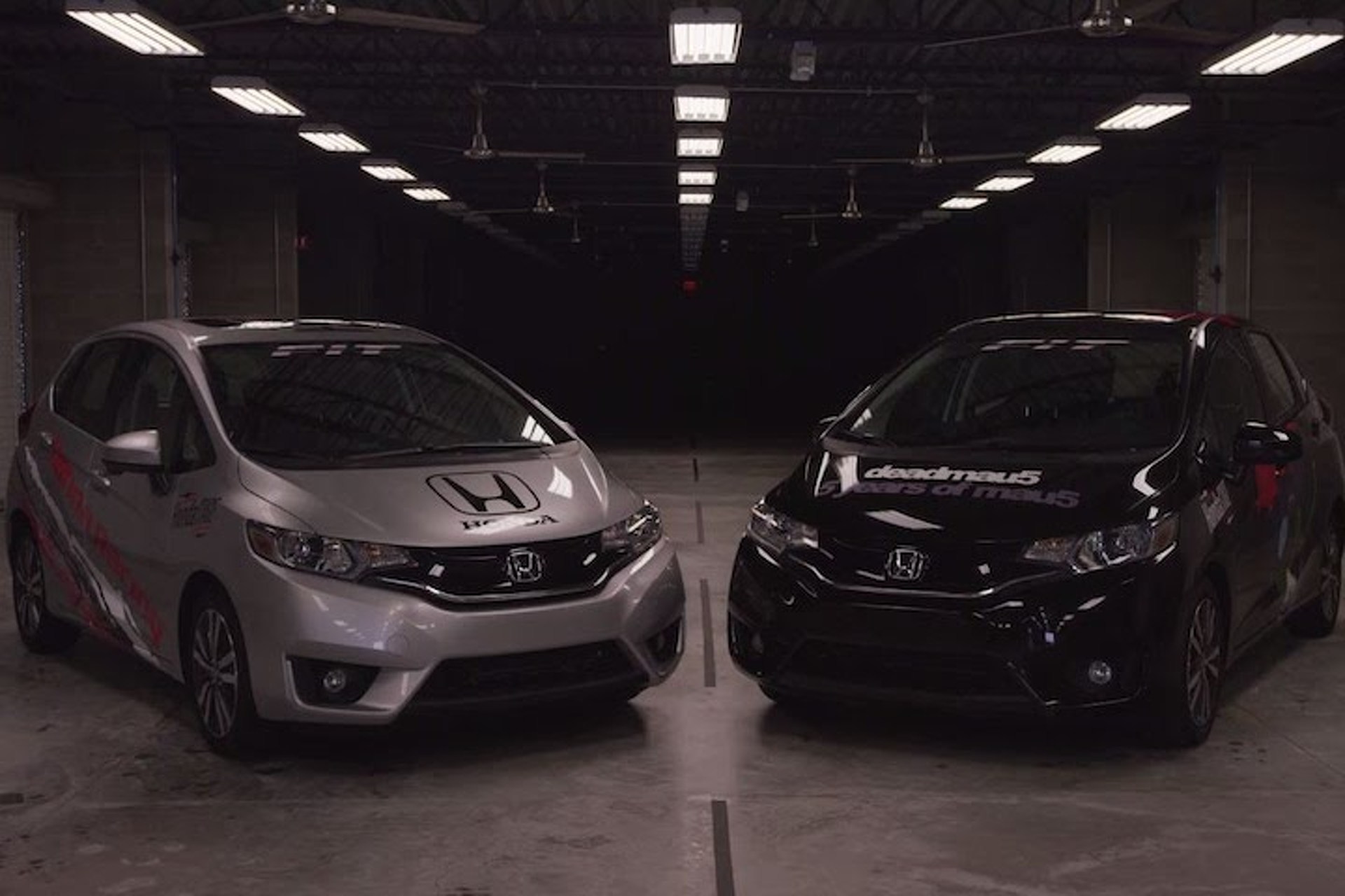 Watch DeadMau5 Race an IndyCar Driver in an Epic Honda Fit Battle