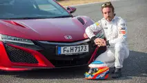 2017 Acura NSX with Fernando Alonso