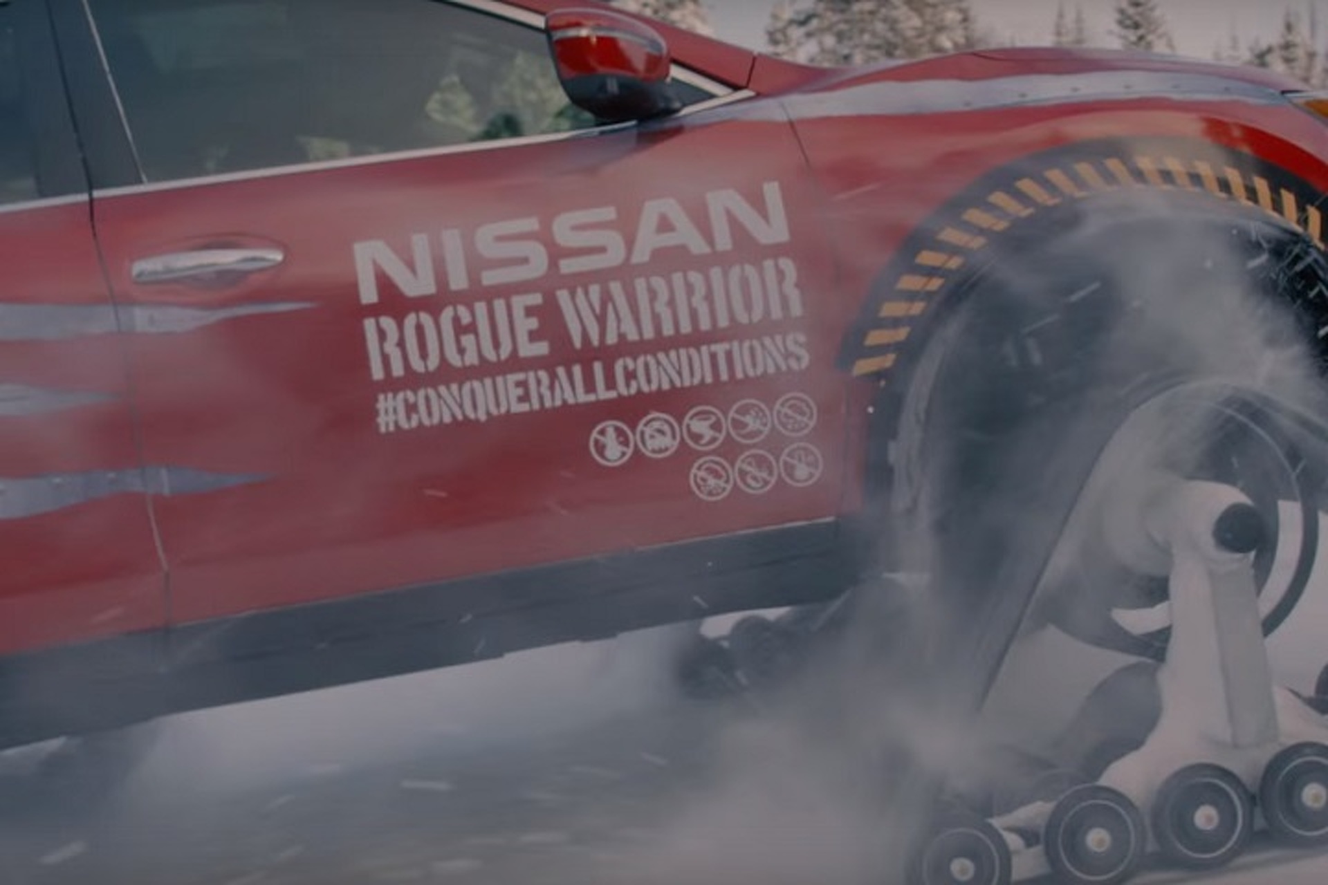 Watch This Nissan Rogue Warrior Prototype Play in the Snow