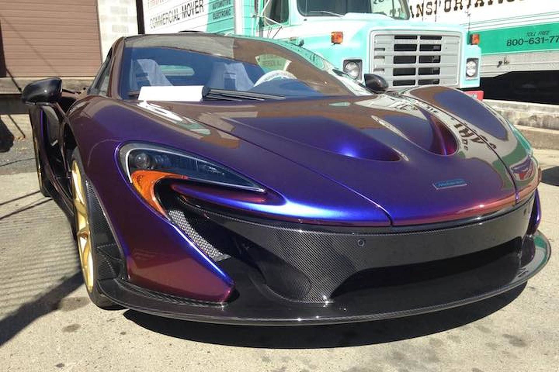 MLB Pitcher CJ Wilson’s McLaren P1 is “Blurple” and Beautiful