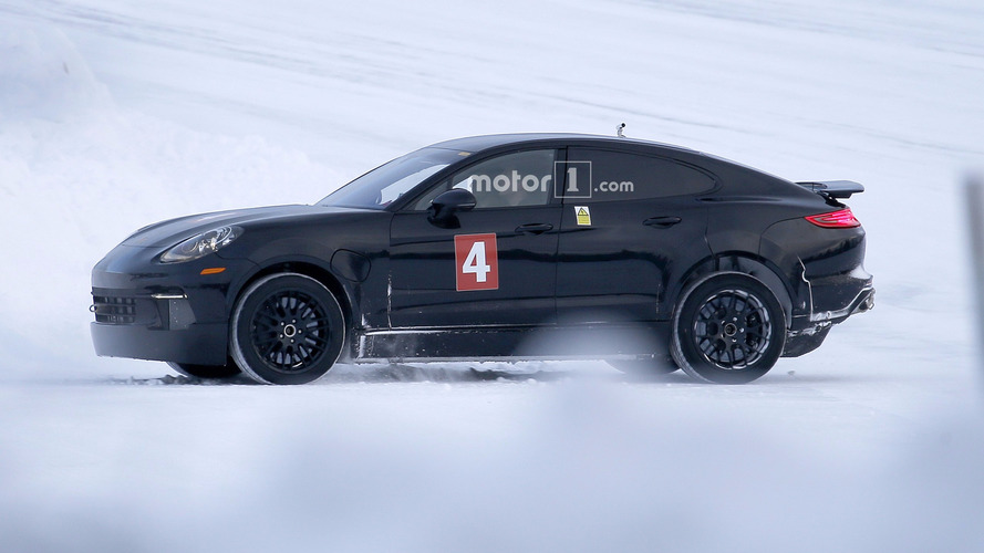 Possible 2019 Porsche Mission E spy photo