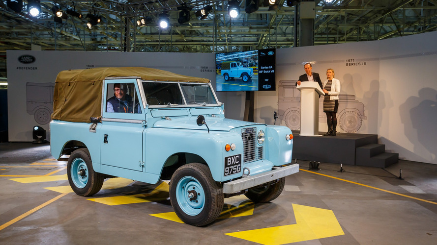 Last Land Rover Defenders built in Solihull