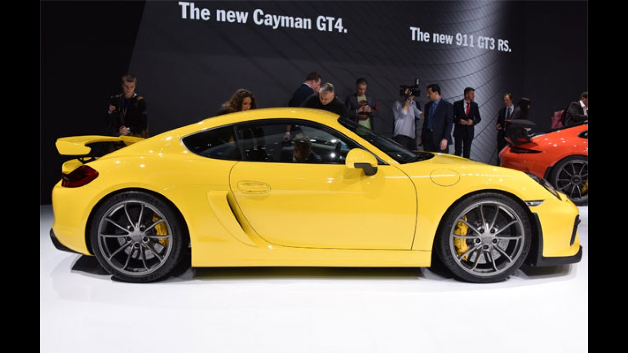 Genebra: novo Porsche Cayman GT4 faz de 0 a 100 km/h em 4,4 segundos