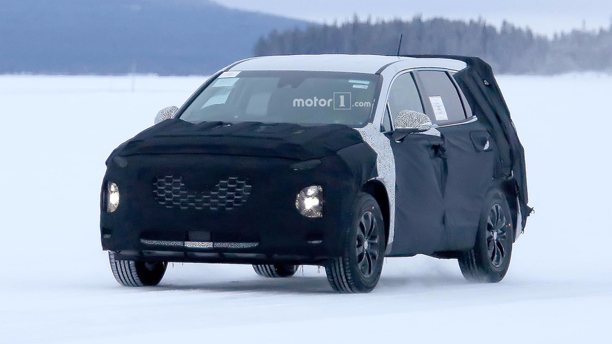 Yeni nesil Hyundai Santa Fe casus fotoğrafları