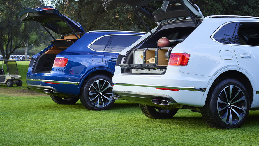 Tailgating in a 2017 Bentley Bentayga