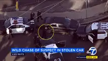 Stolen Chevy Volt trying to escape the police