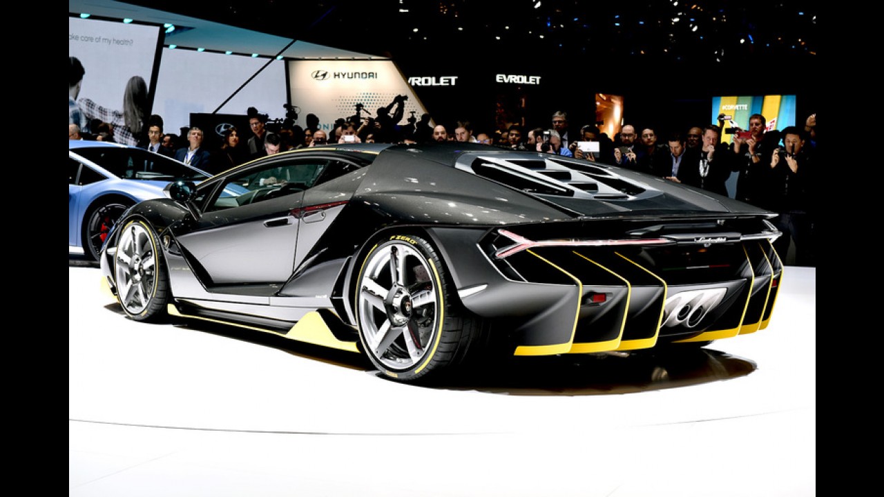 Lamborghini Centenario de 780 cv é o mais potente da história da marca