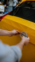 Nissan Juke full-size origami replica