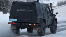 Mercedes G Class Light Armored Patrol Vehicle spy photo