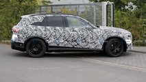 2023 Mercedes GLC spied with rear-wheel steering