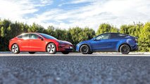 Tesla Model Y et Model 3