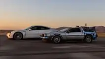 Porsche Taycan omaggia la DeLorean nel 