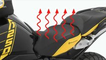 Wunderlich Aktivcomfort BMW R 1250 GS Heated Seat - 40th Yellow