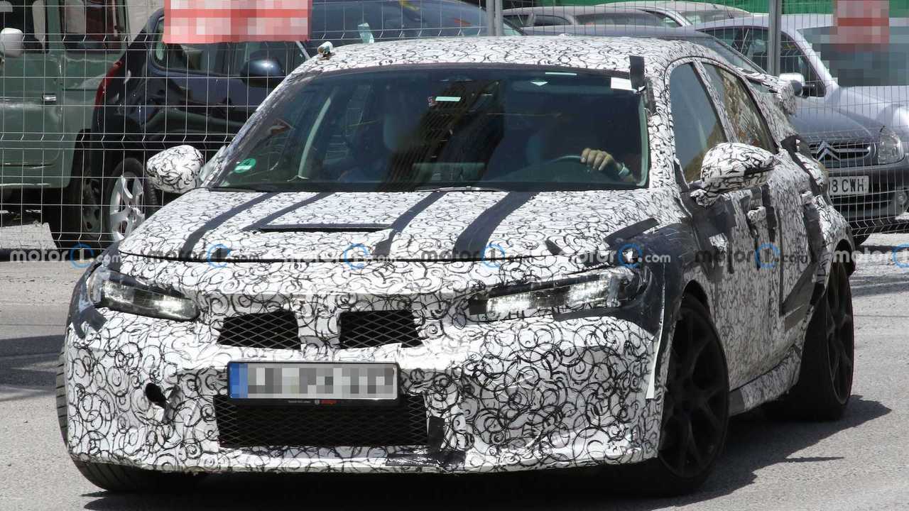 Honda Civic tipo R spiato in Europa
