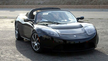 Tesla Roadster and Arnold Schwarzenegger