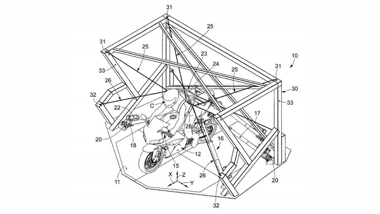 Vi-Grade Motorcycle Simulator Patent, 3/4 Up