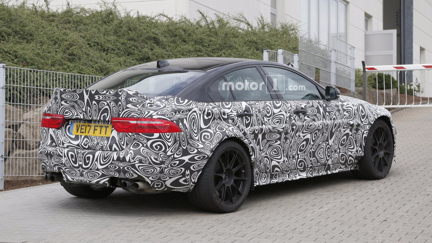 Hardcore Jaguar XE spy photo
