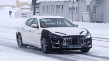 2018 Maserati Ghibli facelift spy photo