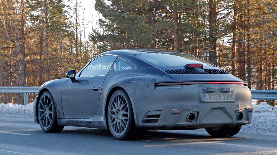 Porsche 911 992 spy photos