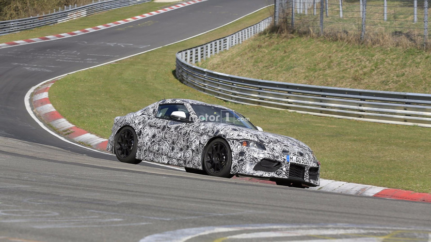 2018 Toyota Supra spied on the 'Ring