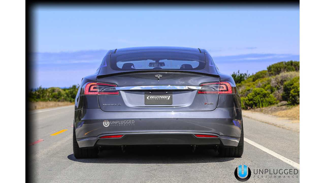 Trunk Spoiler. Unpainted: $995. Painted: $1,195. Carbon Fiber: $1,195.