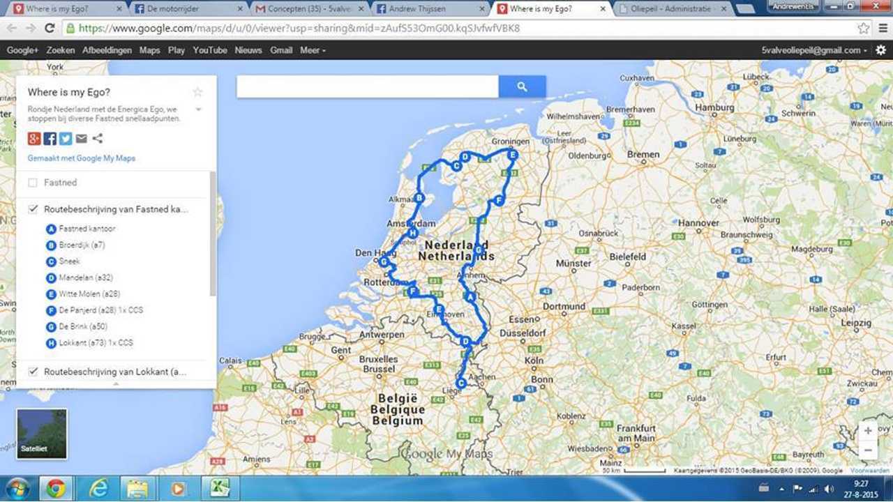 Where is my EGO Tour - Natherlands
