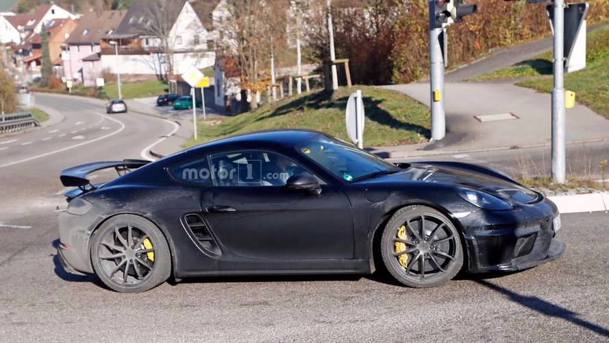 Porsche 718 Cayman GT4 2018 Fotos Espía