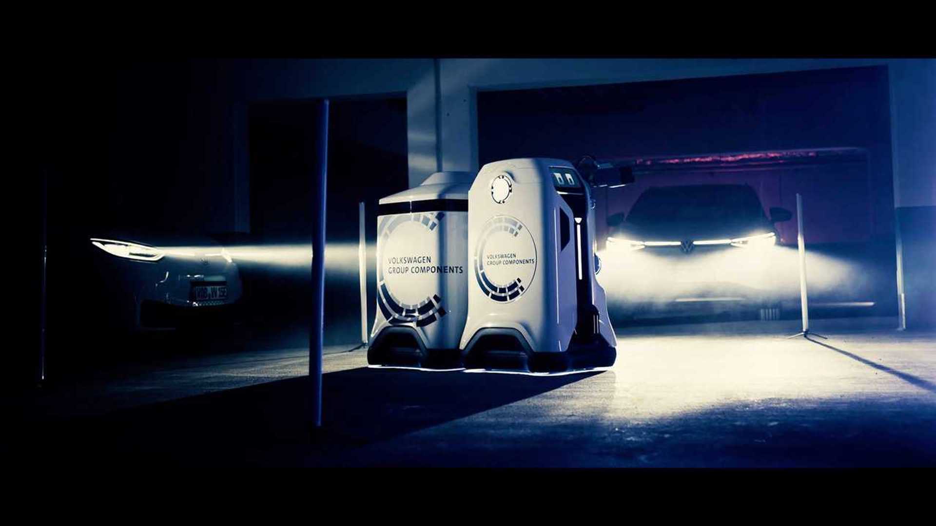 Volkswagen Teases Prototype Of Mobile Charging Robot - Vimarsana News