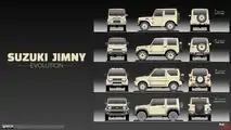 Suzuki Jimny, cuatro generaciones