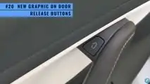 2021 Tesla Model 3 refresh door release button
