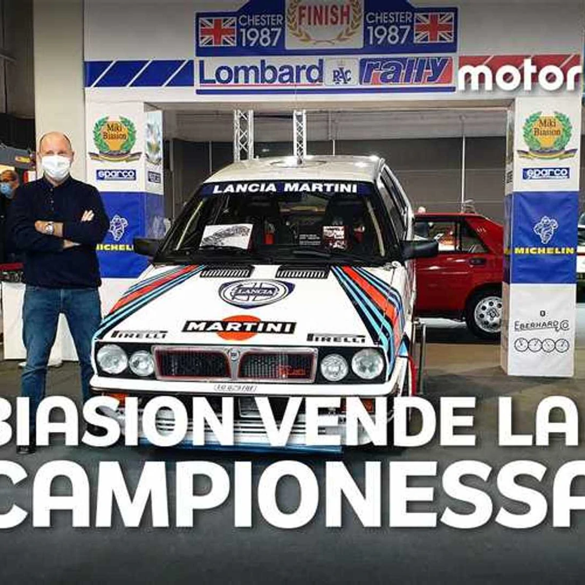 Lancia Delta HF raced by two-time WRC champ Miki Biasion | Lancia Martini Delta HF 16V Group A