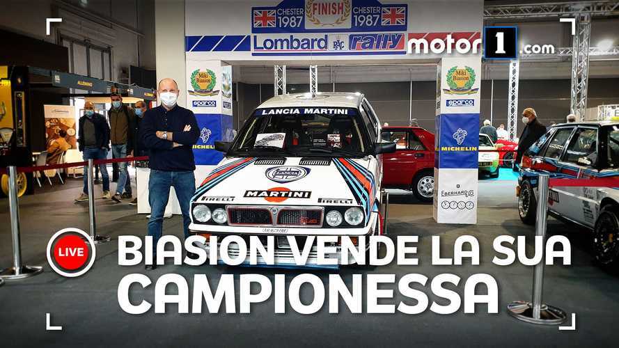 Miki Biasion vende la sua Lancia Delta Martini Racing