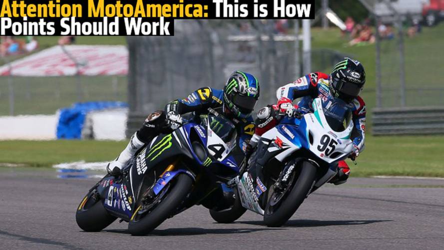 Attention MotoAmerica: This is How Points Should be Awarded