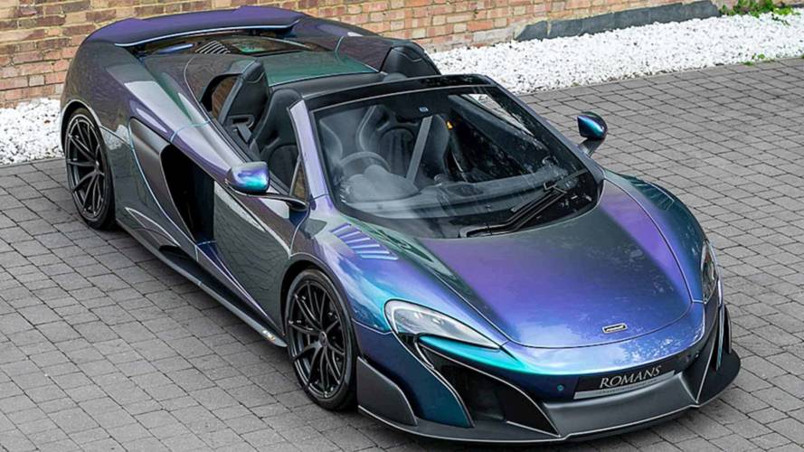 McLaren 675LT Spider con pintura especial MSO