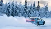 2020 Porsche Taycan 4S: Ice Driving