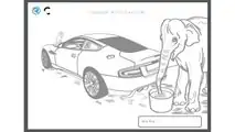 Aston Martin Vanquish zum Ausmalen