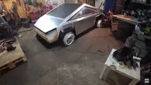 The Russian Cybertruck Has A Lada Samara Soul And Burns Gas