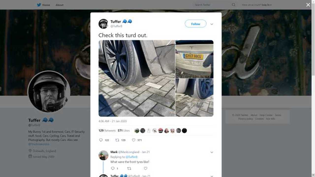 Make No Mistake: This Tesla Model X Is Not On Slick Tires
