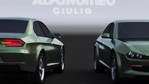 2016 Alfa Romeo Giulia rendering / Marco Procaccini and Rosario Dalessandro