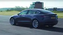 Tesla Model 3 vs BMW M3 vs Audi RS4 Drag Race