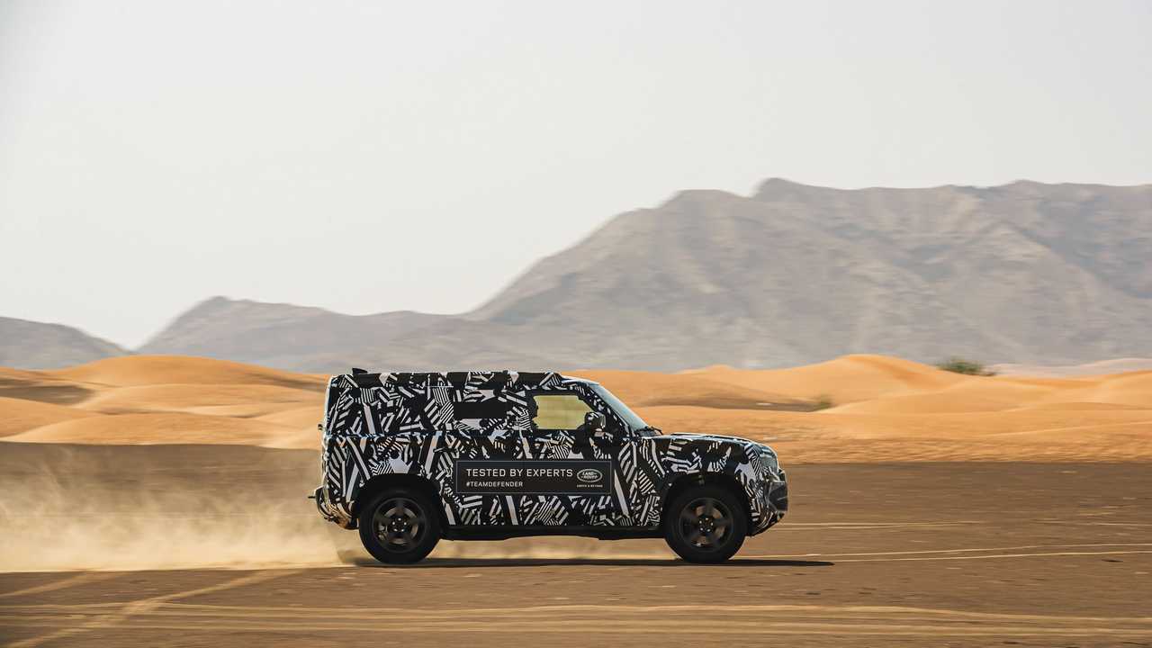 Land Rover Defender 2020 - Testes Cruz Vermelha