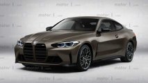 2021 BMW M4 Coupe render (Motor1.com)