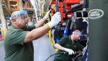 First Range Rover built under social distancing